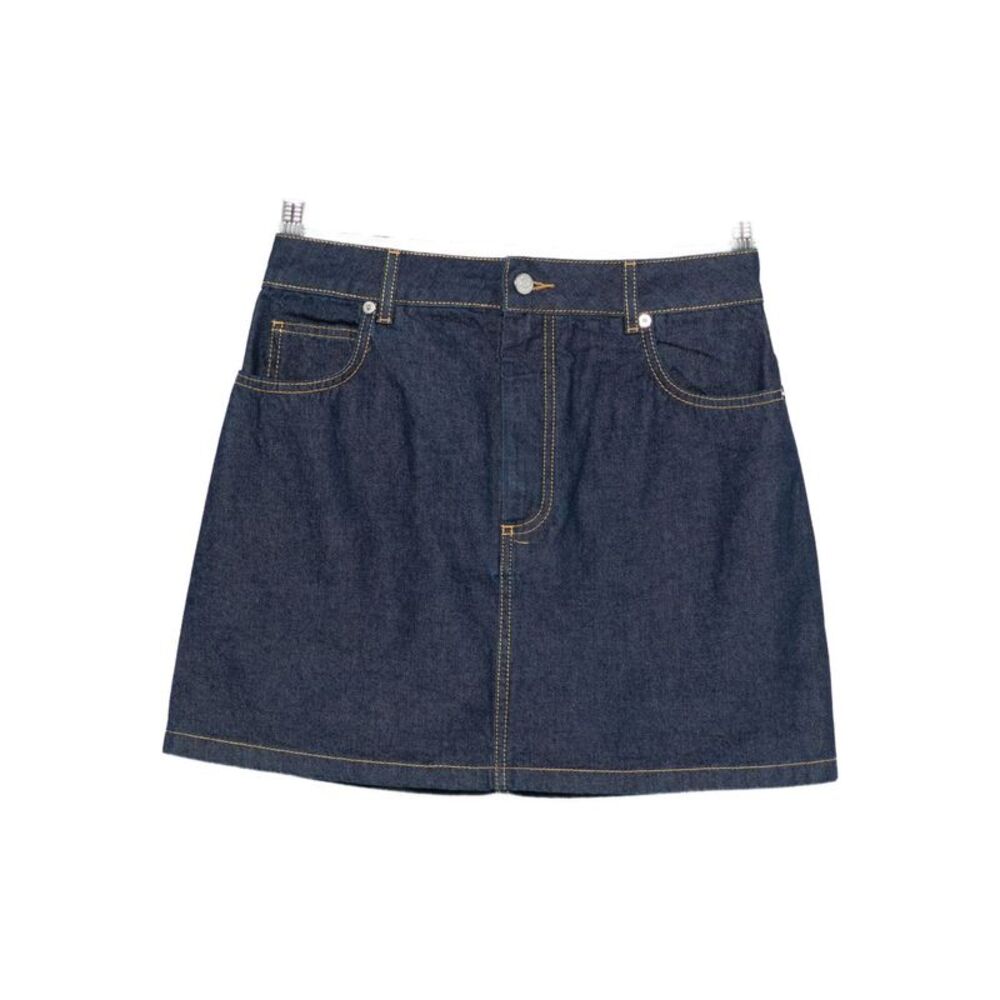 Maison Kitsuné Women's Denim Mini Skirt